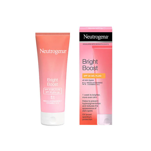 ‎ضدآفتاب SPF30 و ضدلک نوتروژینا حاوی ویتامین CوE Bright Boost