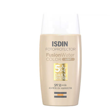 ضد آفتاب رنگی ایزدین فیوژن واتر SPF50 رنگ لایت حجم 50ml